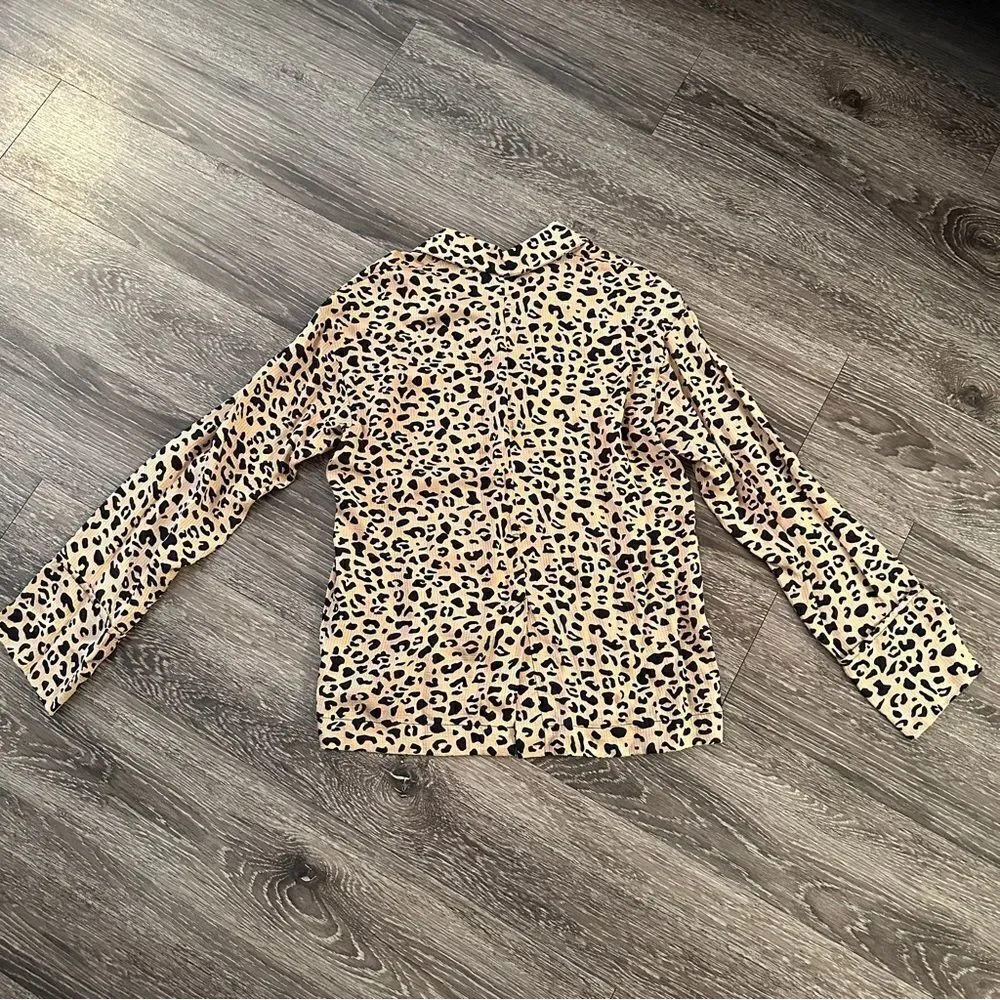 Baum und Pferdgarten Beige Black Leopard Moxie Blouse